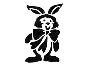 ガラス製灰皿の底面に彫刻するのに適したキャラクターのサンプル