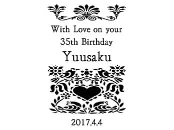 uWith love on your 35th birthdayA鑊̖OAa̓tvCAEgAav[gp̂ɒ}