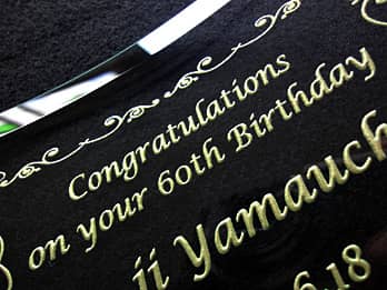 җjp̎ʐ^ĂɒuCongratulations on your 60th birthdayṽN[YAbv摜